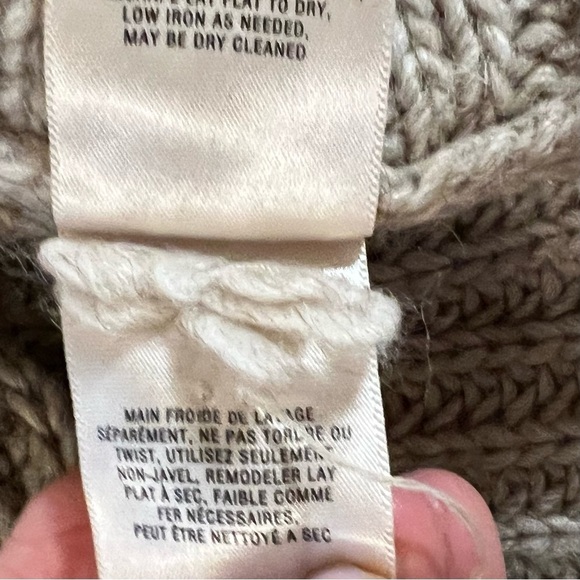 Anthropologie MOTH Westwind Turtleneck Poncho Sweater Wool Alpaca Blend Boho - Picture 11 of 15